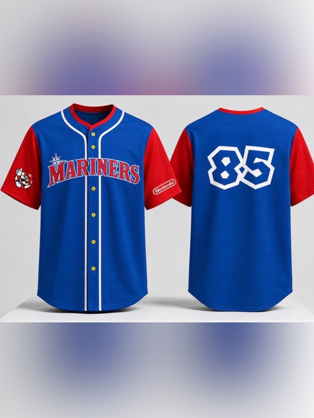 NWT Seattle Mariners Mario Special Edition  Jersey Men’s XL